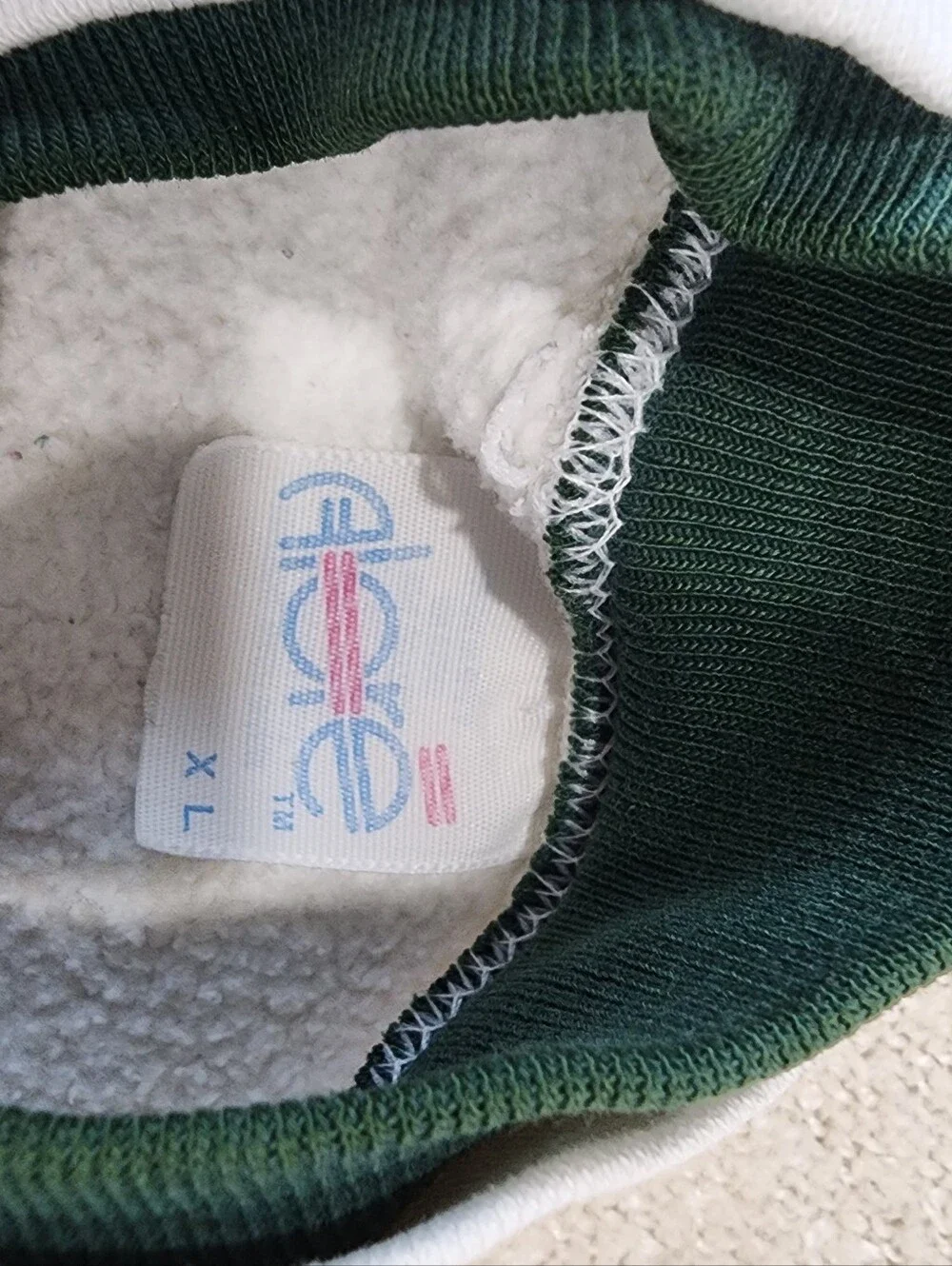 Vintage ALORE Custom Cropped Crewneck Sweatshirt 90s COLORADO - Picture 12 of 17